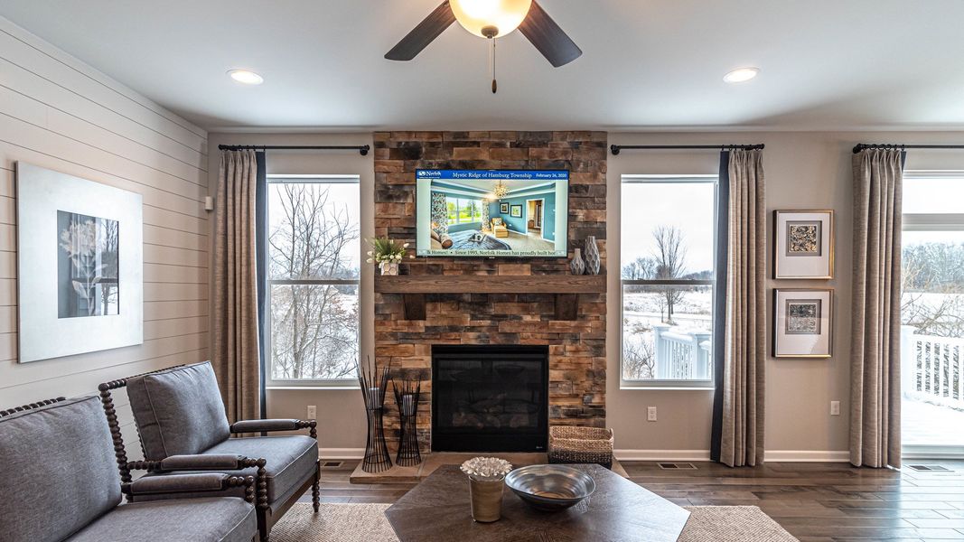 Representative furnished interior of a home built from the The Kensington by Norfolk Homes in Valleys, Jackson (Image 15).