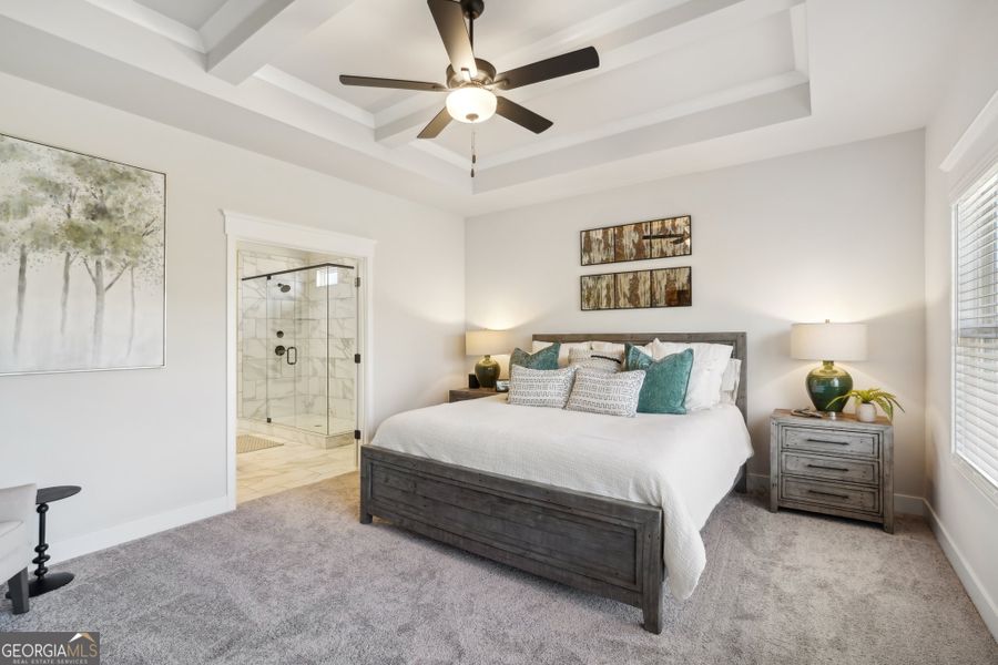 Furnished interior view inside a new home in Ponderosa Farms Reserve, Gainesville (Image 16).