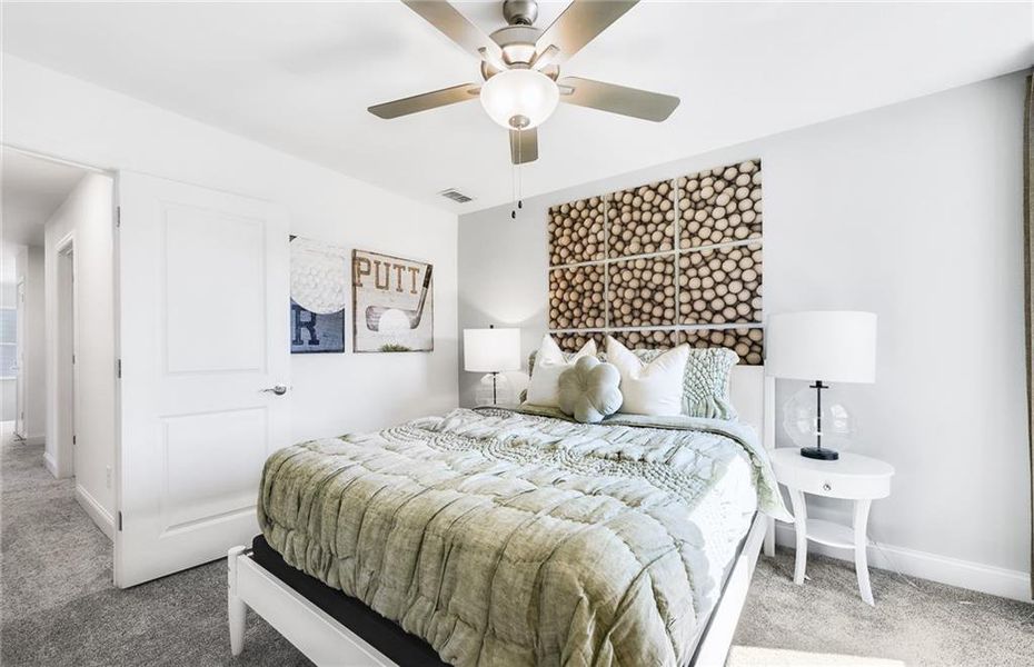 Furnished interior view inside a new home in Haverhill Estates, Dacula (Image 29).
