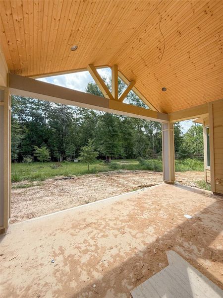 Exterior details and patio area of a home in , Splendora (Image 3). Exterior details and patio area of a home in , Splendora (Image 3).