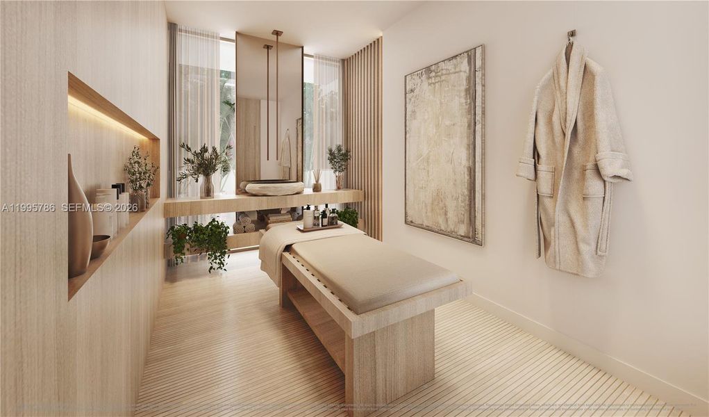 Furnished interior view inside a new home in La Maré Bay Harbor Islands Regency Collection, Bay Harbor Islands (Image 8).