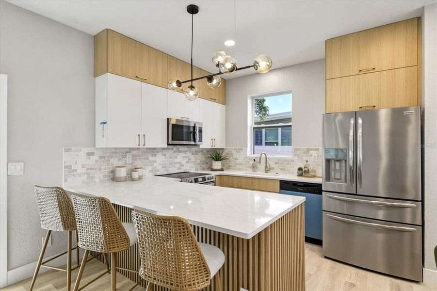 Furnished interior view inside a new home in , St. Petersburg (Image 12).