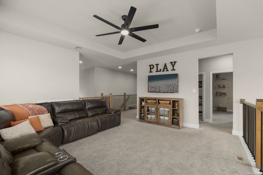 Furnished interior view inside a new home in Veramendi, New Braunfels (Image 44).