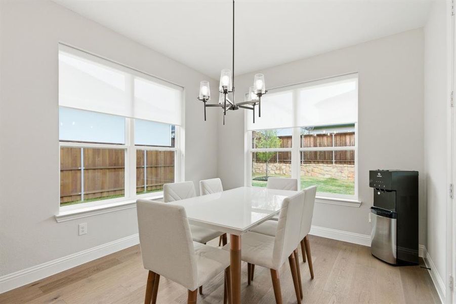 Furnished interior view inside a new home in , Copper Canyon (Image 30).