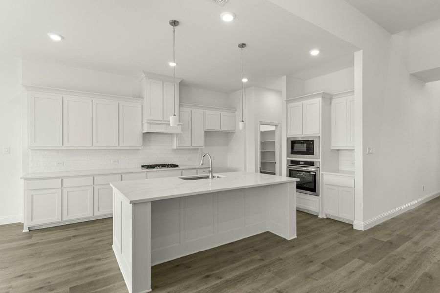 Furnished interior view inside a new home in Park Trails, Forney (Image 11).