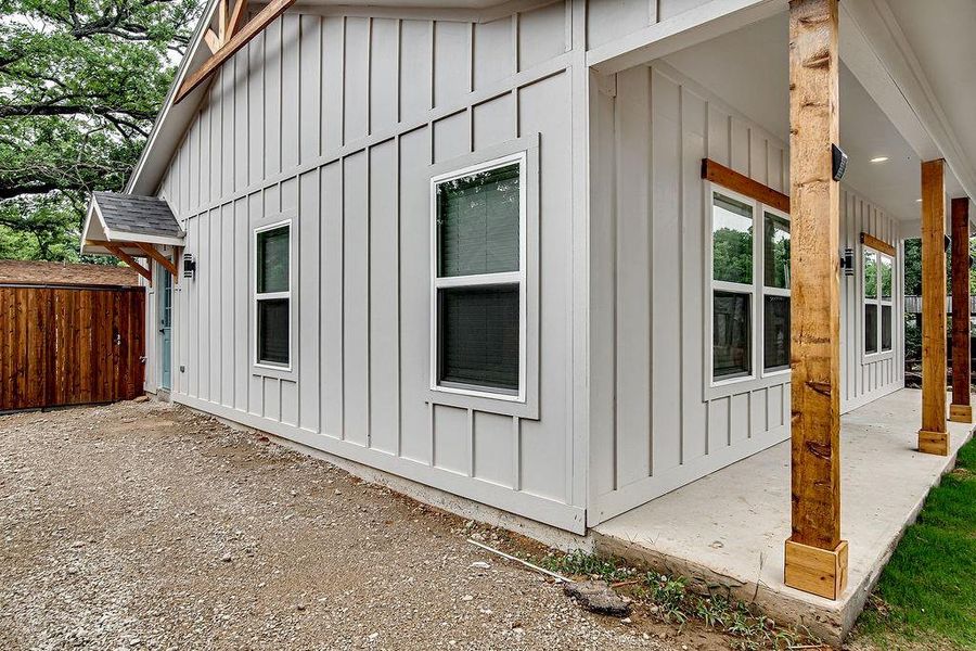 Exterior details and patio area of a home in , Alvarado (Image 2). Exterior details and patio area of a home in , Alvarado (Image 2).