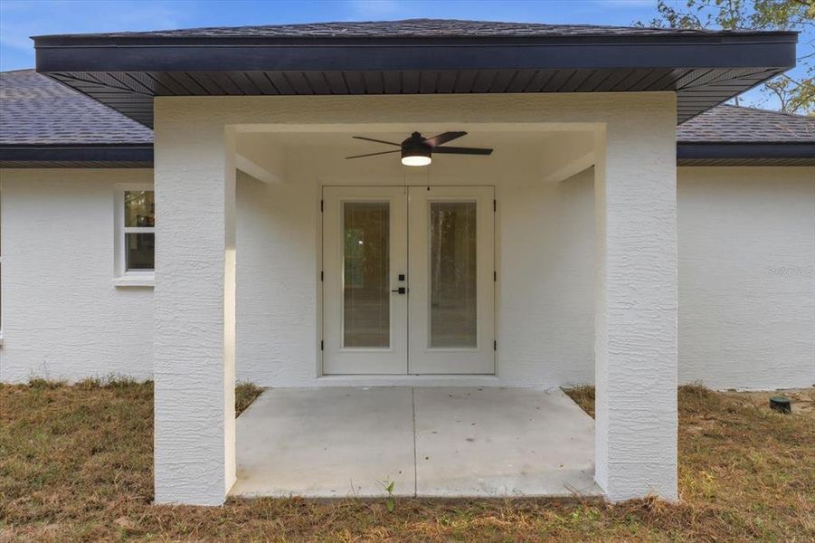 Exterior details and patio area of a home in , Inverness (Image 30).