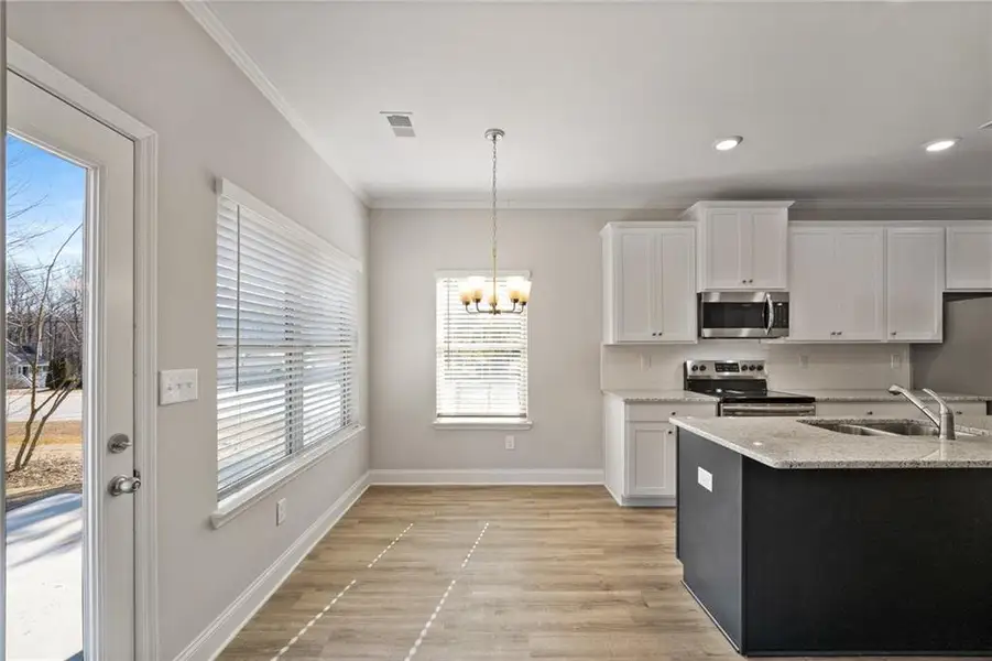 Furnished interior view inside a new home in , Newnan (Image 9).