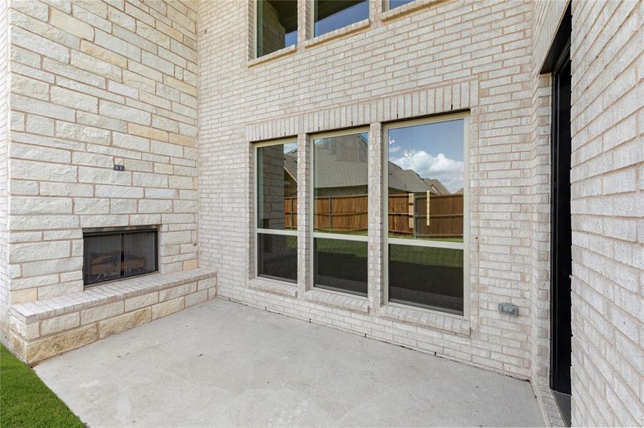 Exterior details and patio area of a home in Gideon Grove, Phase 2, Rockwall (Image 22). Exterior details and patio area of a home in Gideon Grove, Phase 2, Rockwall (Image 22).