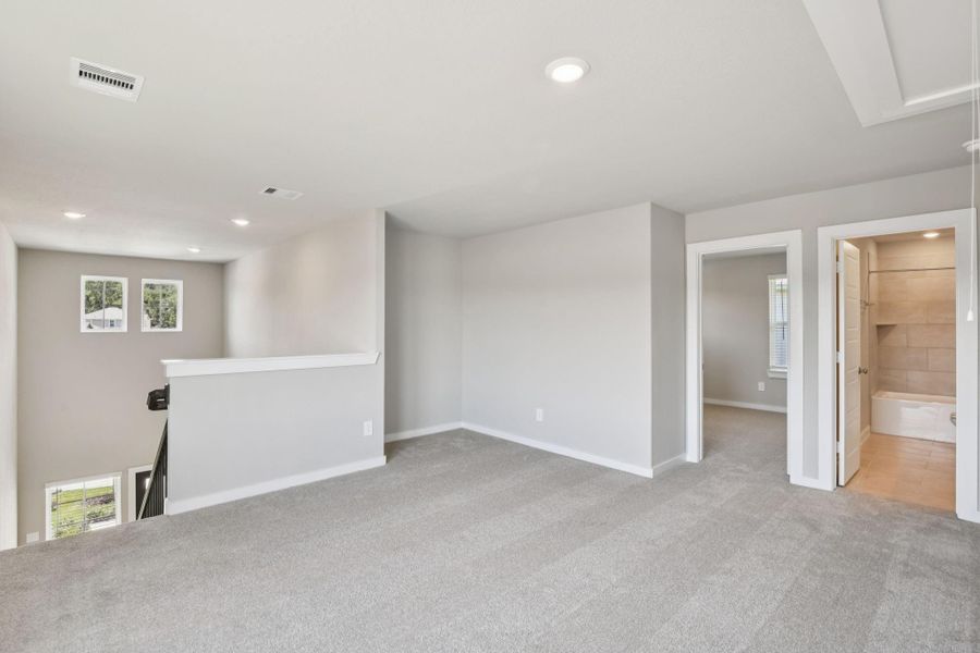 Spacious, unfurnished interior of a new home in Pine Lake Cove - Traditional Series, Montgomery (Image 33). Spacious, unfurnished interior of a new home in Pine Lake Cove - Traditional Series, Montgomery (Image 33).