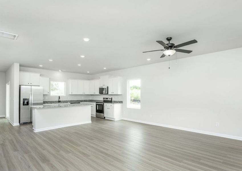 Open and spacious living area