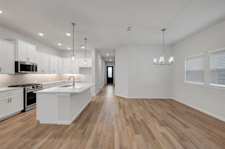Furnished interior view inside a new home in Austin Point - Terrace Collection, Richmond (Image 22).