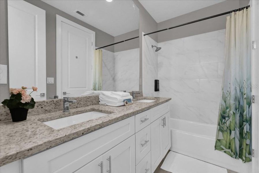 Furnished interior view inside a new home in , Kissimmee (Image 22).