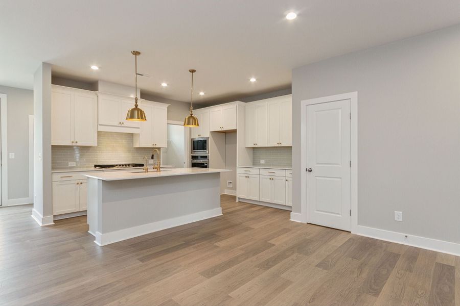 Representative furnished interior of a home built from the Onyx B by Homes by Dickerson in Chatham Park, Pittsboro (Image 11).