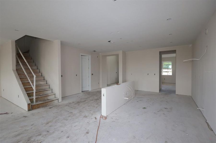 In-progress construction of a new home in Center Lake on the Park, St. Cloud, FL (Image 9).