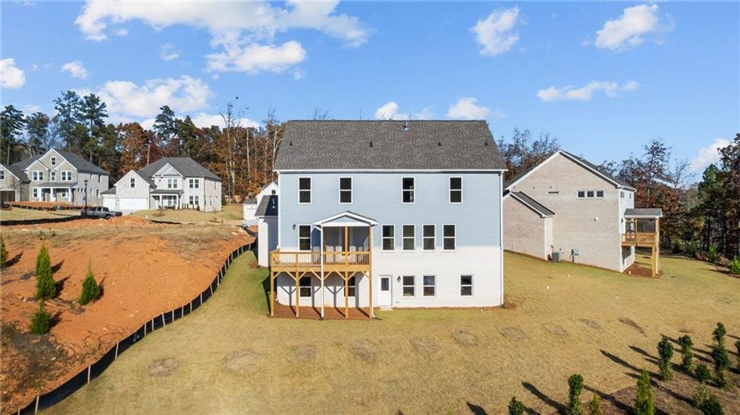Exterior details and patio area of a home in Melody Lakeside Estates, Buford (Image 3).