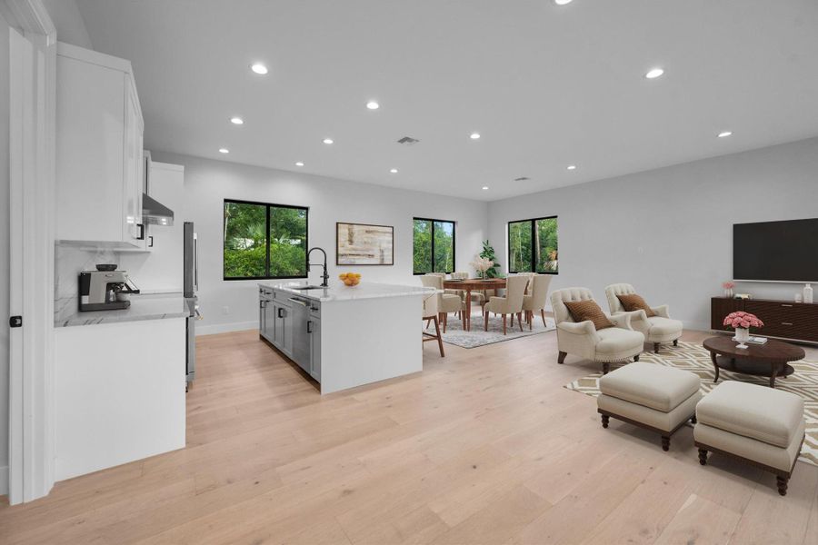 Furnished interior view inside a new home in , Wellington (Image 18).
