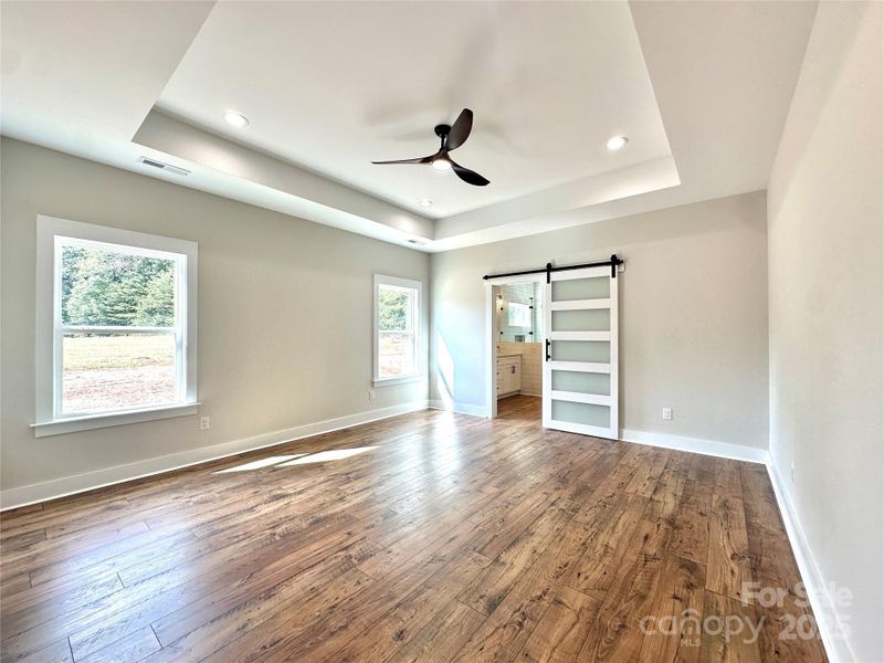 Primary Bedroom w/Trey Ceiling