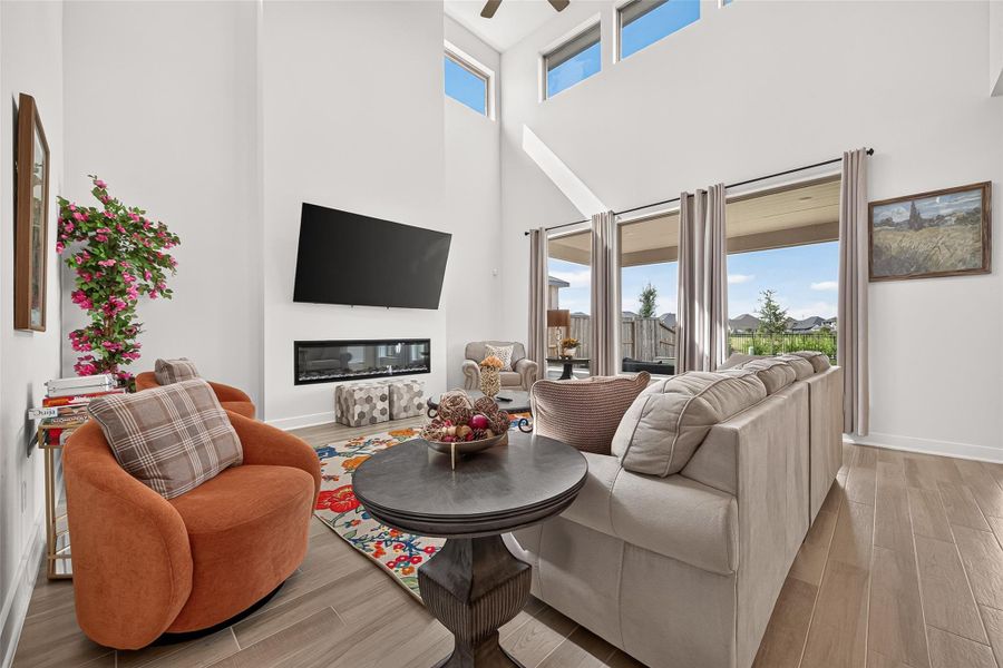 Furnished interior view inside a new home in , Brookshire (Image 26).