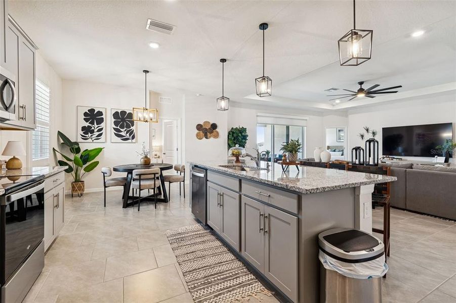 Furnished interior view inside a new home in , Wesley Chapel (Image 31).