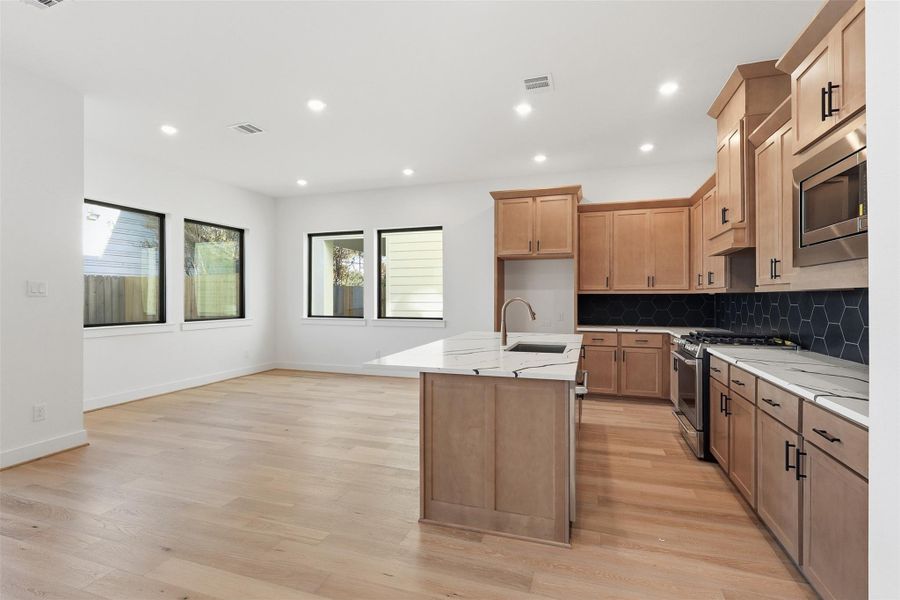Furnished interior view inside a new home in Caywood Place, Houston (Image 16).