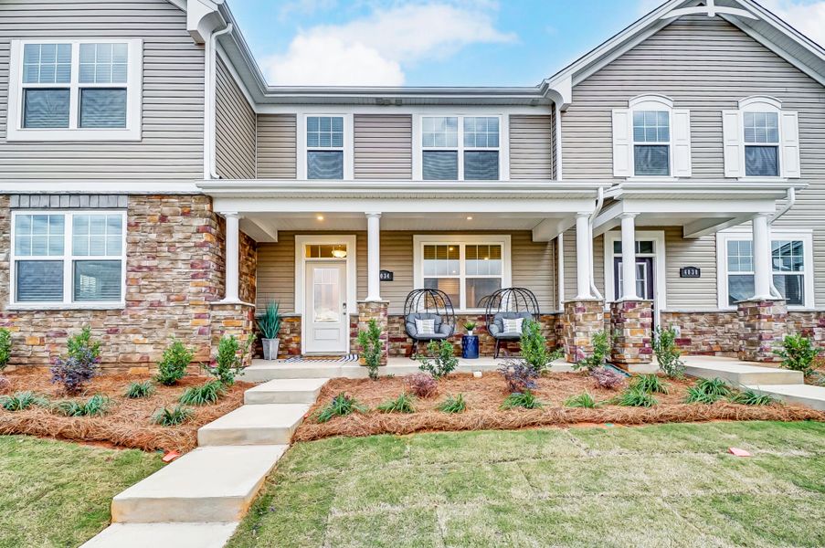 Front porch and entry