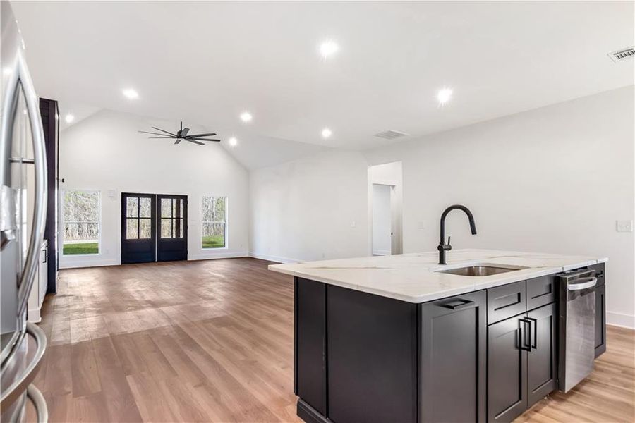 Furnished interior view inside a new home in , Talking Rock (Image 16).