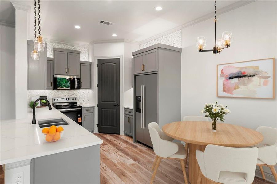 Furnished interior view inside a new home in , Trinidad (Image 5). Furnished interior view inside a new home in , Trinidad (Image 5).