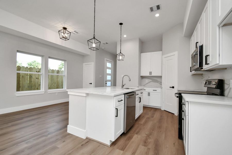 Furnished interior view inside a new home in , Houston (Image 5).