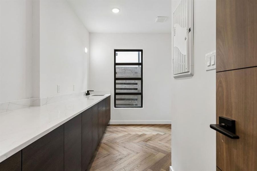 HUGE laundry room