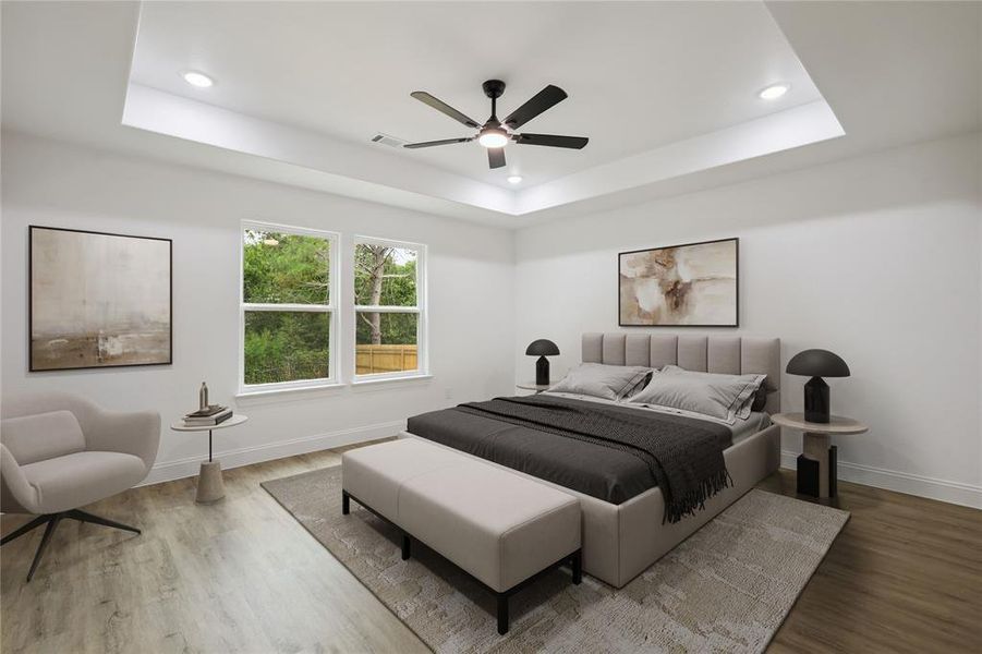 Furnished interior view inside a new home in , Ector (Image 5).