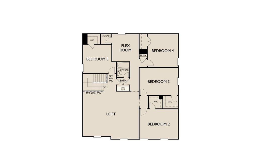2D floor plan layout for the Gage by Ashton Woods in Nopal Valley, San Antonio, TX (Image 4). 2D floor plan layout for the Gage by Ashton Woods in Nopal Valley, San Antonio, TX (Image 4).