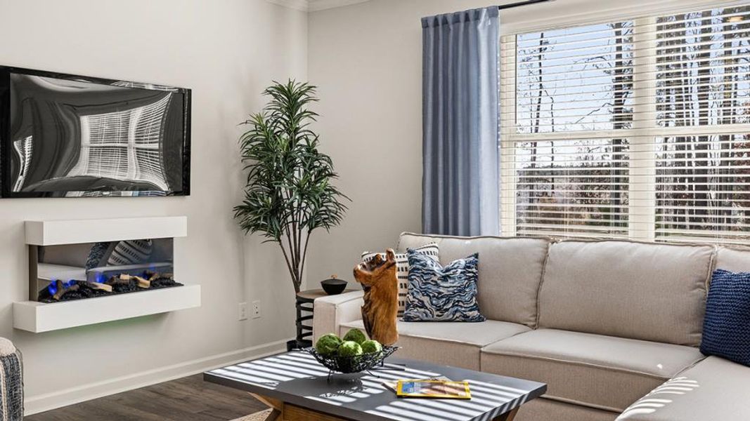 Furnished interior view inside a new home in Thompson Ridge, Dallas (Image 46).