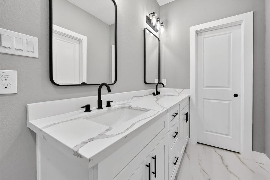 Furnished interior view inside a new home in , Houston (Image 17).