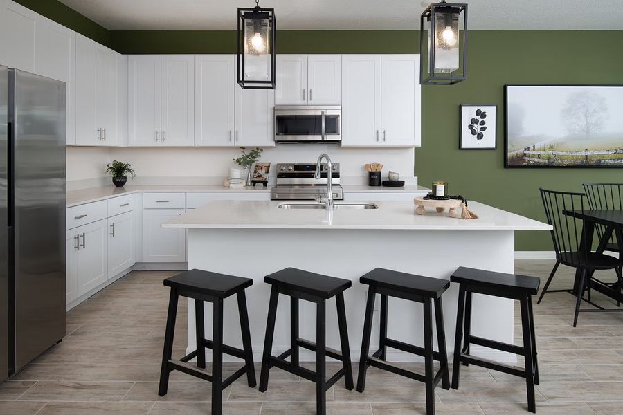 Representative furnished interior of a home built from the Imagine by Park Square Residential in Tarpon Bay, Haines City (Image 8).