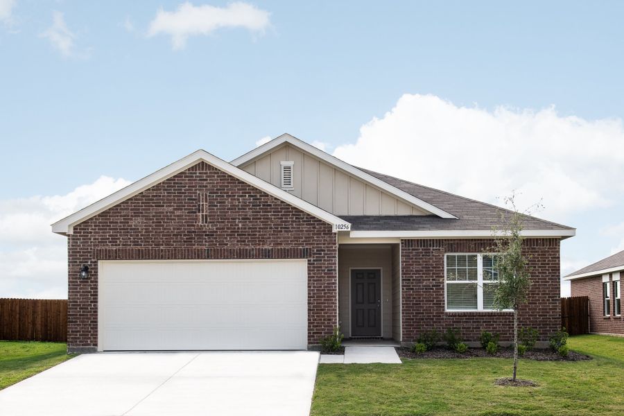 Representative exterior photo of a completed home built from the Firefly by Starlight Homes in Noble Ridge, Howe, TX (Image 20).