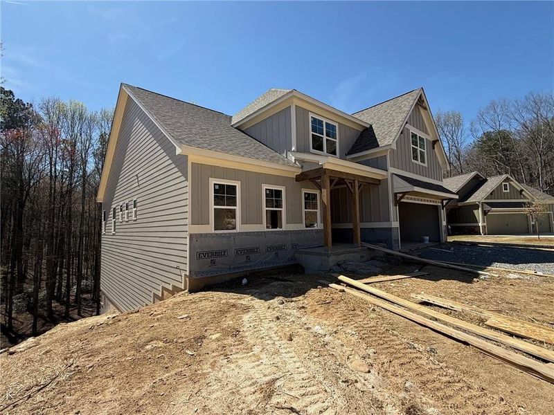In-progress construction of a new home in , Waleska, GA (Image 15).
