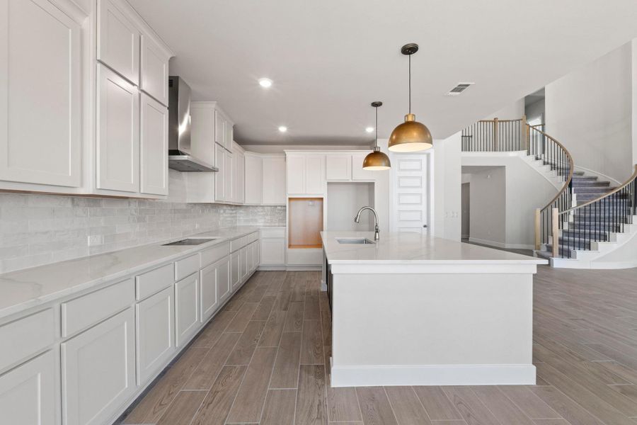 Furnished interior view inside a new home in Lariat, Liberty Hill (Image 8).