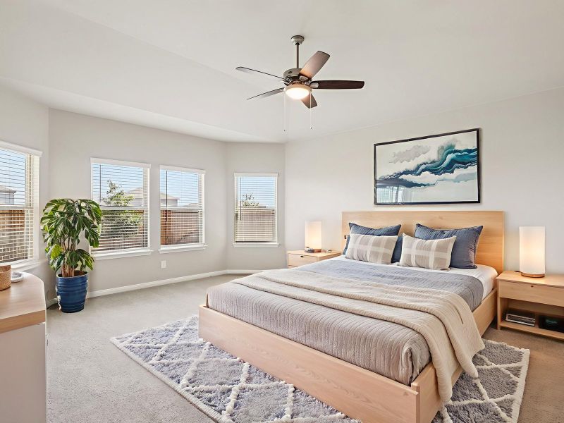 Furnished interior view inside a new home in Arcadia Ridge - Premier Series, San Antonio (Image 5).