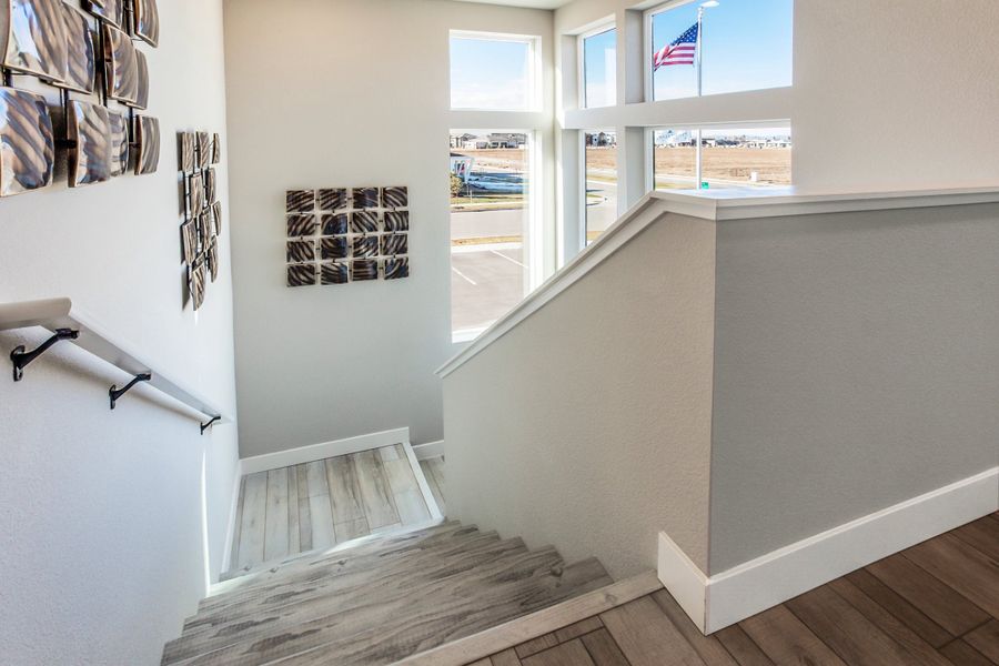 Representative unfurnished interior of a home built from the Galileo by Hartford Homes in Trailside, Timnath (Image 26).