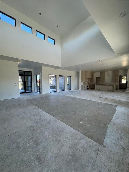 View of the Family Room / Kitchen