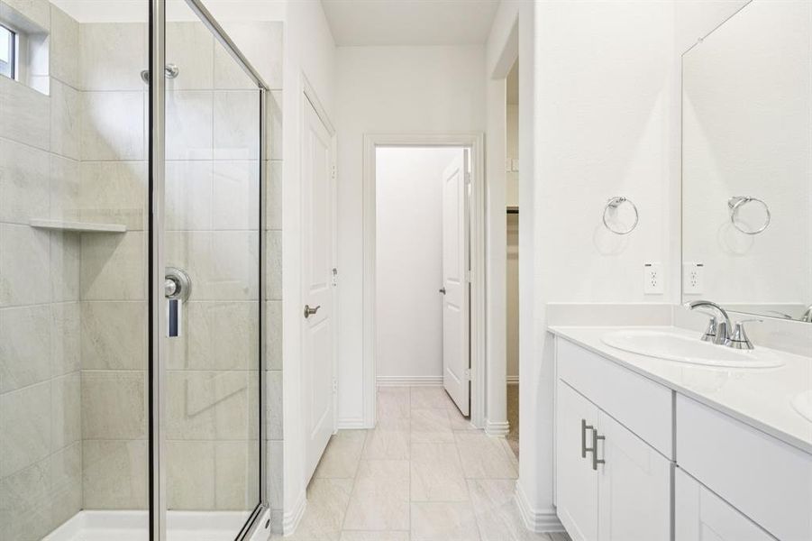 Furnished interior view inside a new home in Lakehaven - Spring Series, Farmersville (Image 13).