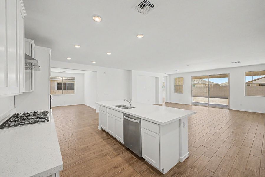 Furnished interior view inside a new home in Las Ventanas, Goodyear (Image 4).