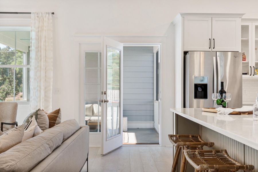 Furnished interior view inside a new home in Central Park, James Island (Image 8).