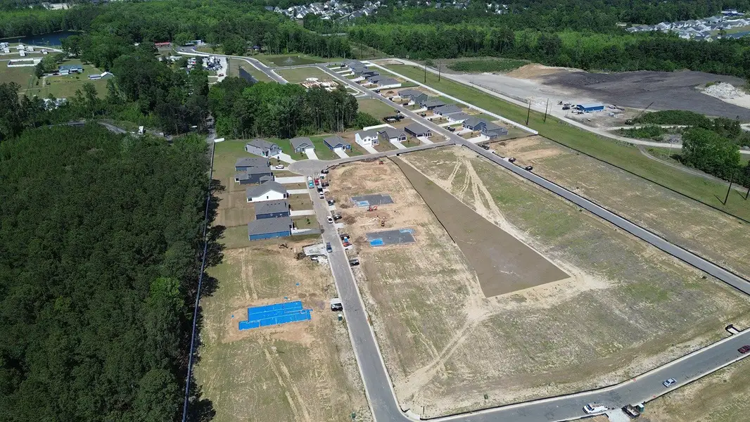 Site preparation for new homesites in Winfield Farms, Myrtle Beach (Image 14).