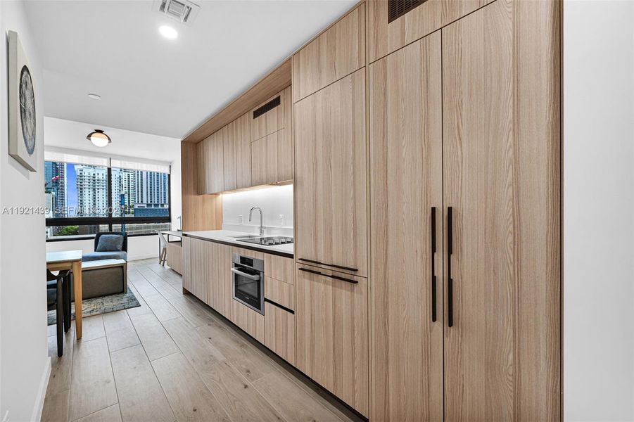 Furnished interior view inside a new home in , Miami (Image 8).