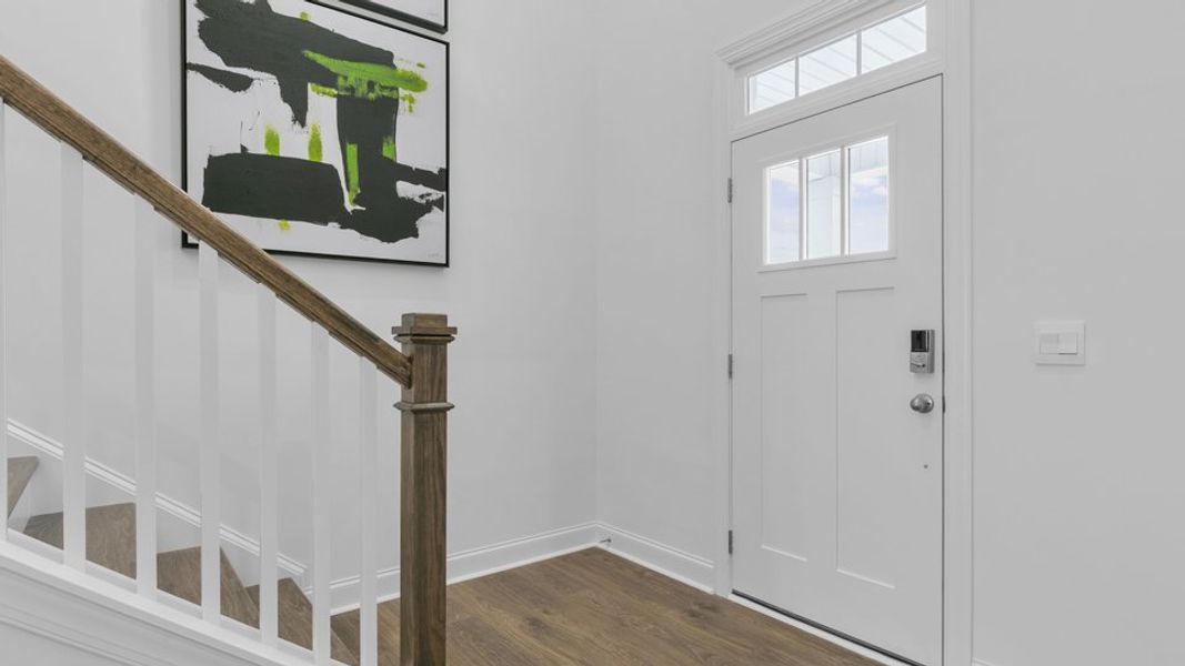 Representative unfurnished interior of a home built from the Jordan by D.R. Horton in Eagle Creek, Fuquay Varina (Image 20). Representative unfurnished interior of a home built from the Jordan by D.R. Horton in Eagle Creek, Fuquay Varina (Image 20).