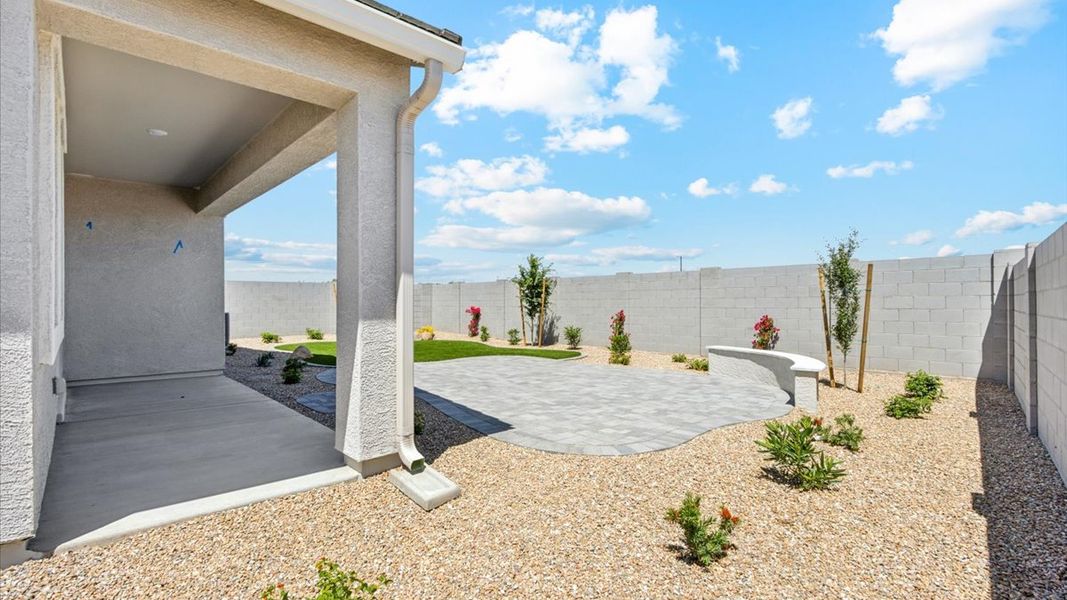Exterior details and patio area of a home in Western Crossing, Florence (Image 3). Exterior details and patio area of a home in Western Crossing, Florence (Image 3).