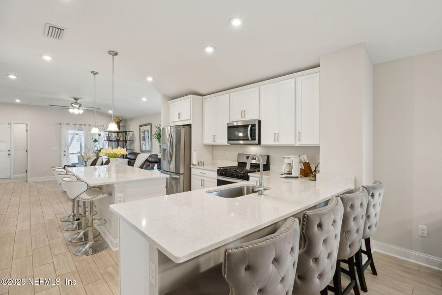 Furnished interior view inside a new home in , Jacksonville (Image 17). Furnished interior view inside a new home in , Jacksonville (Image 17).