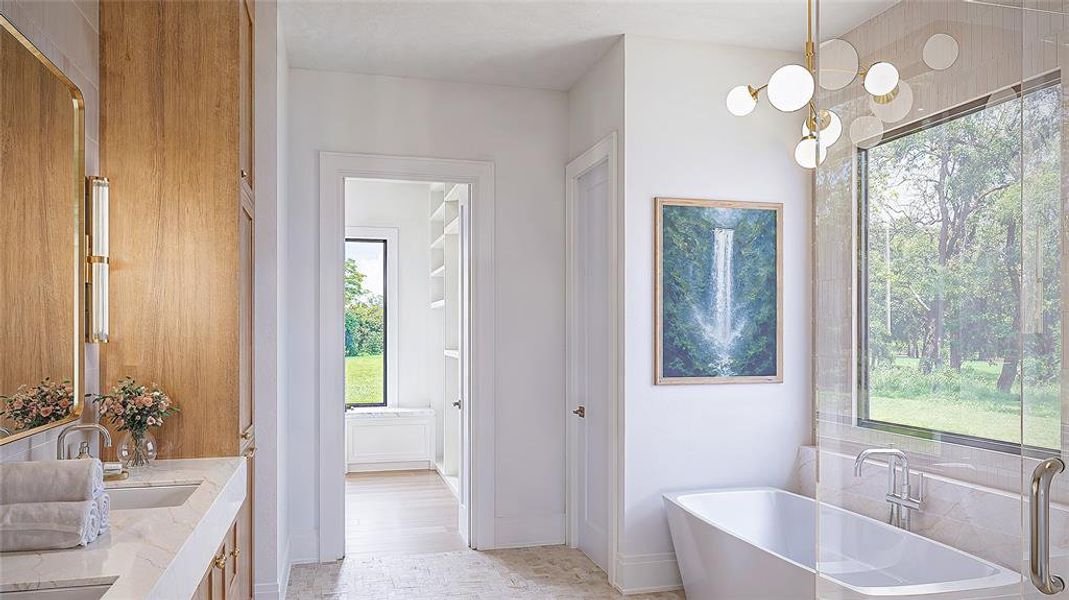 Furnished interior view inside a new home in , Tool (Image 3).